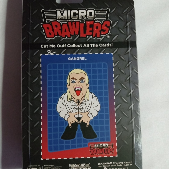 GANGREL Micro Brawler Pro Wrestling Crate - WWF - Picture 2 of 2